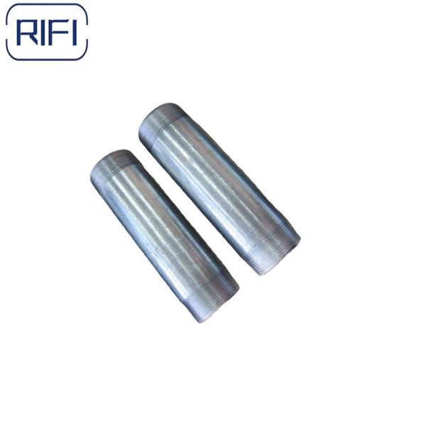 Quality Silver IMC Conduit Fittings 1/2"-2" Galvanized Conduit Nipple For Wiring wholesale