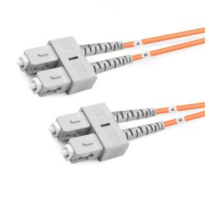 15m (49ft) Duplex OM2 Multimode SC UPC To SC UPC PVC (OFNR) Fiber Patch Cables