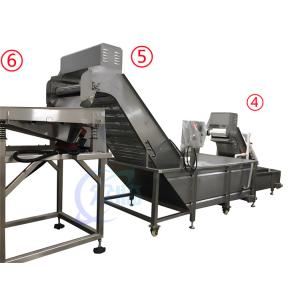 Stable 380V Seafood Processing Plant , Multipurpose Shrimp Deheading Line