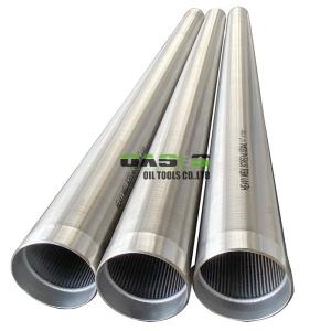 wire wrapped screens are used to effectively filter fine particles for improved