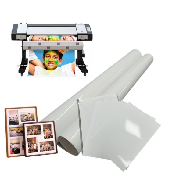 Quality Professional Printing 240gsm Microporous Glossy RC Inkjet Paper Roll For Inkjet Printer wholesale