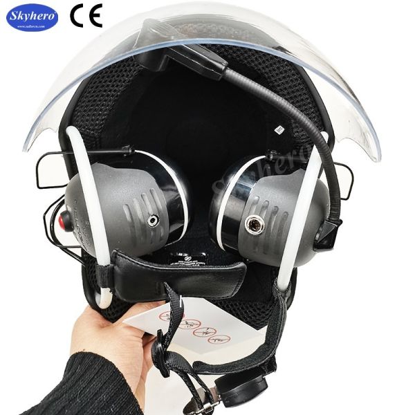 EN966 Paramotor helmet with high noise cancel headset 3M Powered paragliding