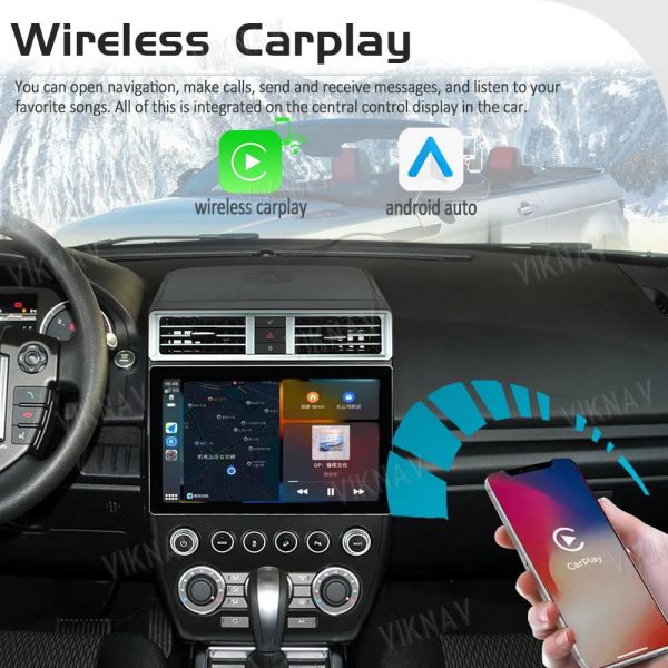 13.1 Inch Stereo For 2006-2015 Land Rover Discovery Freelander Navigation GPS Multimedia DVD Player Wireless Carplay 4G