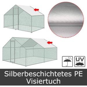 CE Lockable Latch Walk In 4mx3m Chicken Run Kennel