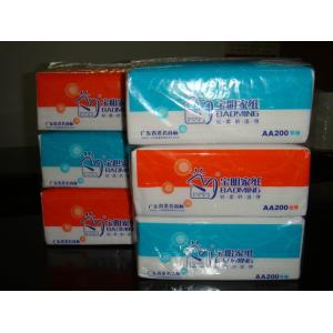Cheap Plastic Bag Soft Pack Tissue 2 Ply 100sheets 18*20cm 14gsm for sale