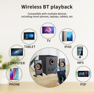 Desktop Wooden PC Speaker USB 2.1 Channel with Blue Tooth Audio and USB