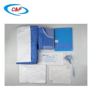 Factory Supplier Medical Disposable Blue Delivery Cesarean Section Pack for