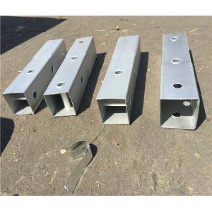 Gauge Perforated Square Tube Steel Fence Posts Q235 Material ASTM A1011 Grade 50
