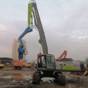 Hydraulic Pile Driver for 30T Excavators | Solar Farm Specialist | High-Speed