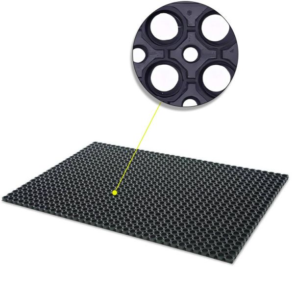 1m X 1.5m X 24mm Horse Trailer Rolls Horse Trail Mats With Holes Which Prevents