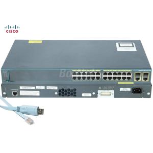 Fast Ethernet Used Cisco Switches WS-C2960+24TC-L 2960 Plus 24 10/100 2 X 1G SFP