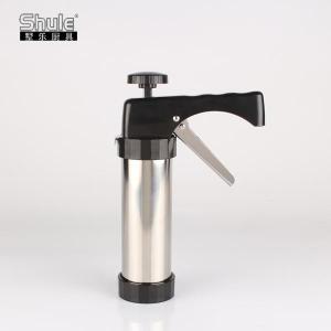 ABS SS Steel Biscuit Press Machine Sliver LFGB Hand Operated Home Use