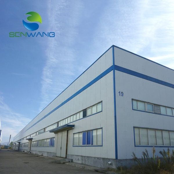Quality Custom Steel Structure Warehouse with PU Sandwich Wall Cladding wholesale