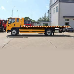 FAW 5 Ton Flatbed Towing Truck Breakdown Recovery Truck EURO 5 4x2 Driving Type