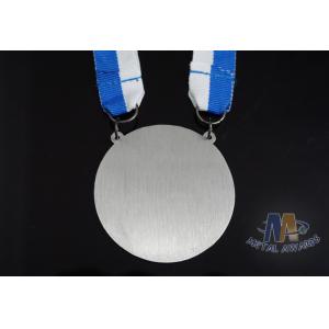 Compact Custom Made Coins Medallions , National Service Medal Circle Shape