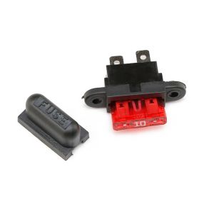 Medium Middle Size PCB Mount Blade Fuse Holder with 30A Max Current and PA66