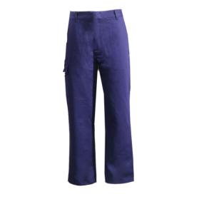 Cheap 330 GSM Fire Retardant Jeans Working Pants For With Patch Pockets Metal Zipper for sale