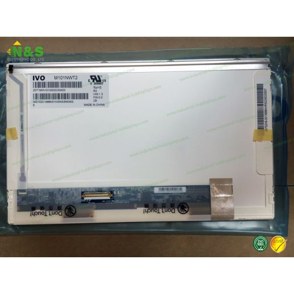 Normally White 10.1 inch M101NWT2 R2 TFT LCD Module IVO with 222.72×125.28 mm