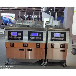 Auto Lift&Down Two Pots Four Baskets With Oil Filtration Electric Heating Chips