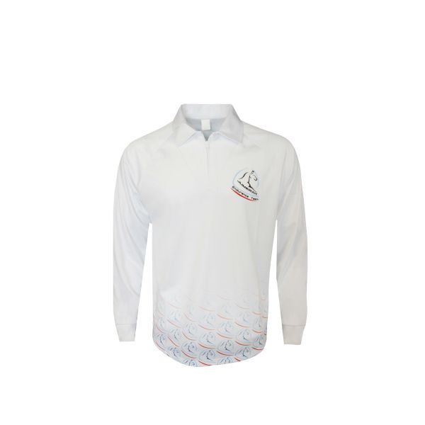 Quality 180GSM 100% Polyester Long Sleeve Men T-SHIRT & POLO Sublimation Printing Gradient Color Pattern wholesale