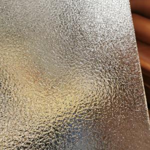 Customized Clear Patterned Glass Kasumi Flora Crystal Figured