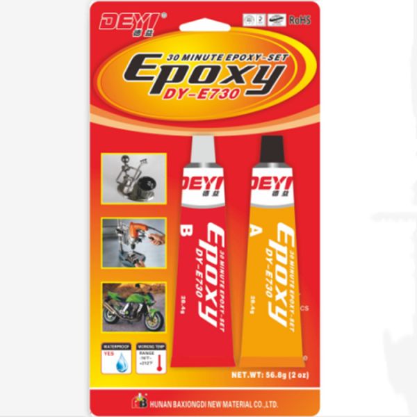 RoHS Certified Epoxy Adhesive For Hardware And Motorcycle Full Curing Time Of 24 Hours