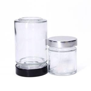 Quick Delivery 380Ml 500Ml 16Oz Crystal Clear Canister Pickle With Lug Cap