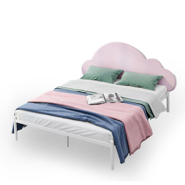 Quality All Iron 4ft White Metal Double Bed Frame Durable And Stable wholesale