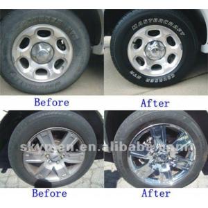 Alloy Wheel / Tire Cleaning Machine with Digital Control , Easy Sweep