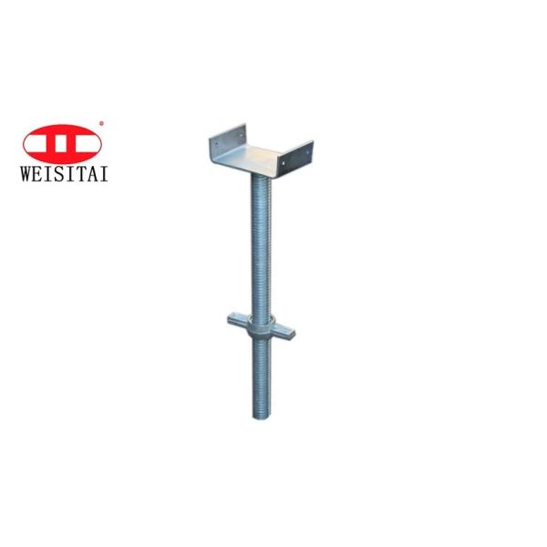Quality 600mm Painted Base Screw Jack Scaffold U Heads wholesale