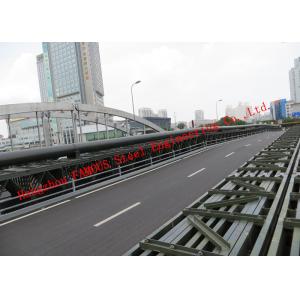 Long Span Pre Engineered Pedestrian Bridges Modular Panel Assembling Installatio