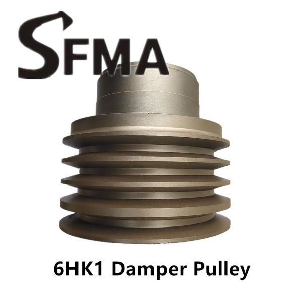 Quality Digger Excavator 4 Groove 6HK1 Damper Engine Fan Pulley wholesale