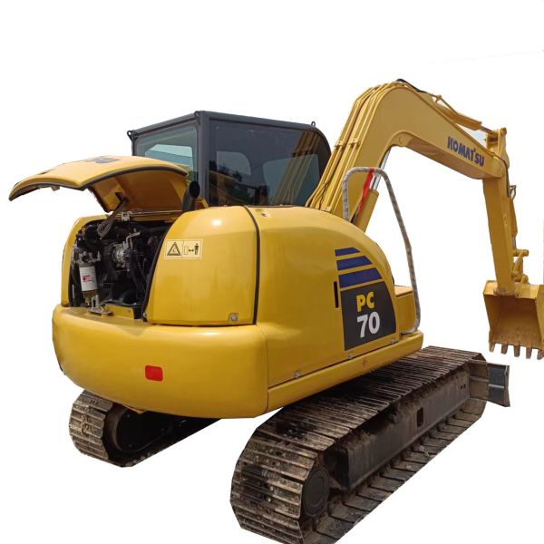 Used Komatsu PC70 Excavator with Original Hydraulic Cylinder and 0.2M³ Bucket