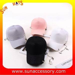 Cheap QF17016 Sun Accessory customized wholesale baseball caps and hats for ladies ,caps in stock MOQ only 3 pcs for sale