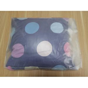 Clear PVC Packaging Bags With Button For Pillow And Four Piece Suit Package