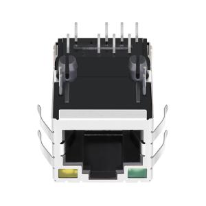 POE RJ45 Jack MOX-RJ45-1815GYV 10 / 100M LPJ16249A28NL With RESISTOR Leds