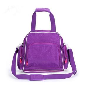 Purple Washable Diaper Bag Essentials TPDB007 For Small Baby and Girls