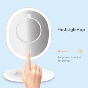 Wholesales Makeup Mirror with LED Soft Ring Lights Touch Sensor Mirror Desktop