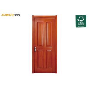 China PU Painted 4 Panel Pinewood Plain Wooden Door on sale