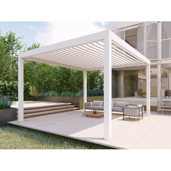 Quality 2.5mm Automatic Insulated Aluminum Pergola With Open Roof wholesale