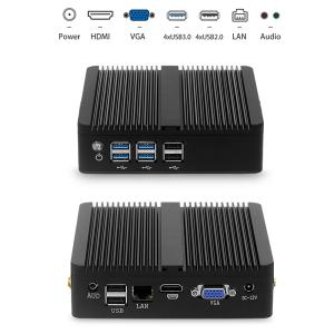 Intel Core Series Fanless Home Office Mini PC With DDR3L Up To 8G And 8USB Ports