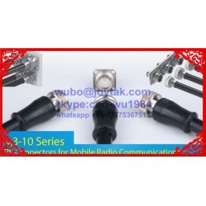 4.3-10 adaptor male plug to 4.3-10 female jack VSWR 1.15 silver plated pin and