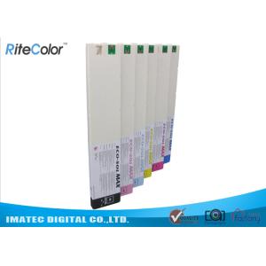 Odorless Wide Format Inks , 440ML Eco Sol Max Ink Cartridges With Chips