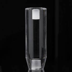 Customized Polished Fused Quartz Rod , Transparent Silica Glass Rod