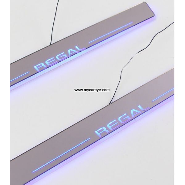 Buick Regal auto door safety lights led moving specail scuff light for car