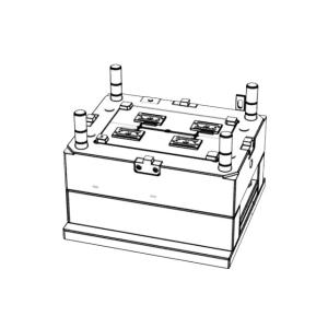 OEM / ODM ： Multi Cavity Injection Mold & Transparent On-board Motor Bracket (1