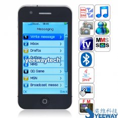 HiPhone H7 Quad Band Dual Cards Dual Standby Dual Cameras Color TV Bluetooth