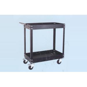 0.6mm thickness 2 Shelf Gray Rolling Tool Cart with electro - powder coating