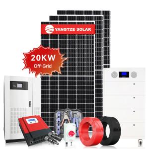 20KW Tie Off Grid Solar System Kit With MPPT Controller ODM