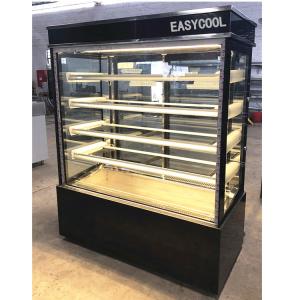 1.8m Bakery Glass Showcase With Optional Led Lighting Bottom Mount Type